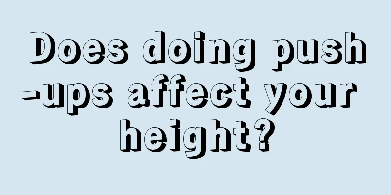 Does doing push-ups affect your height?