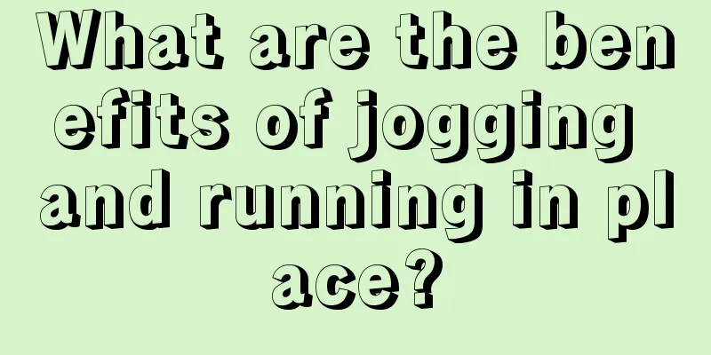 What are the benefits of jogging and running in place?