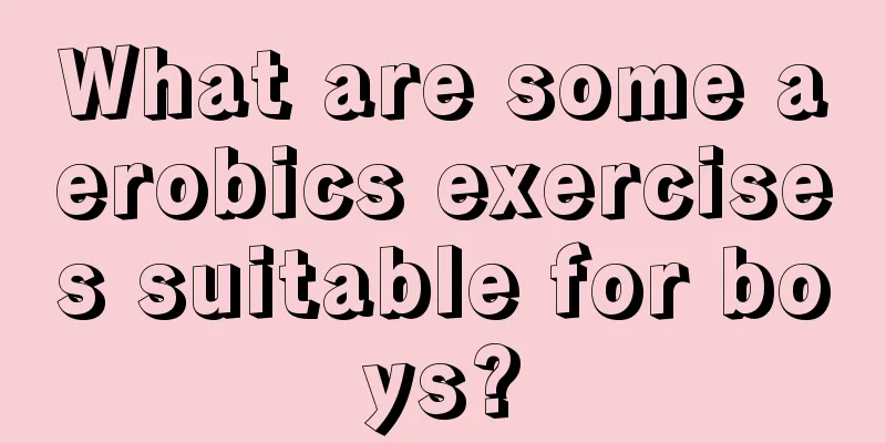 What are some aerobics exercises suitable for boys?