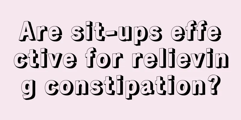 Are sit-ups effective for relieving constipation?