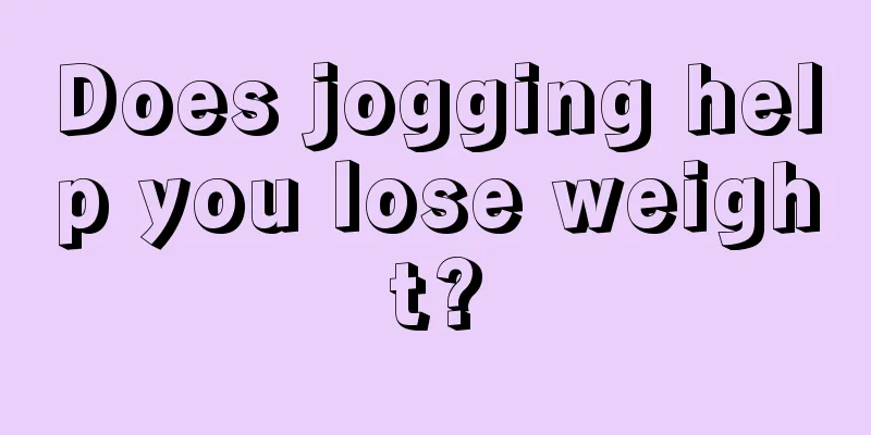 Does jogging help you lose weight?