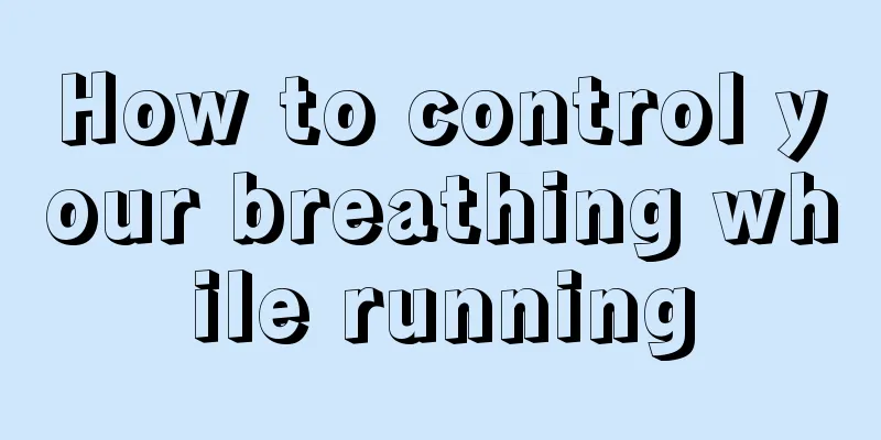 How to control your breathing while running