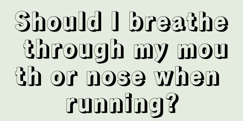 Should I breathe through my mouth or nose when running?