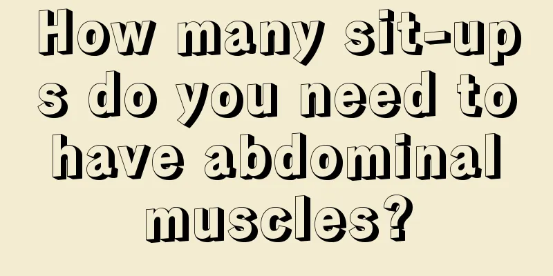 How many sit-ups do you need to have abdominal muscles?