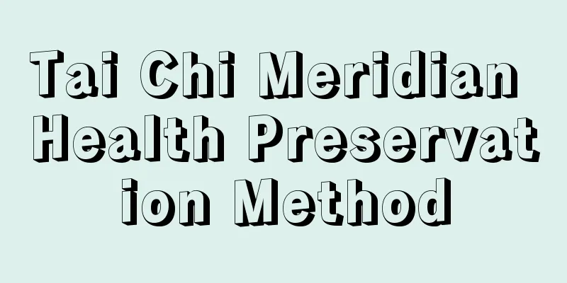 Tai Chi Meridian Health Preservation Method