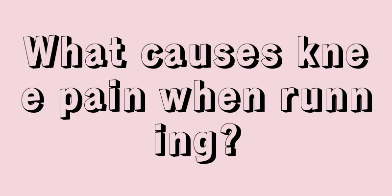 What causes knee pain when running?