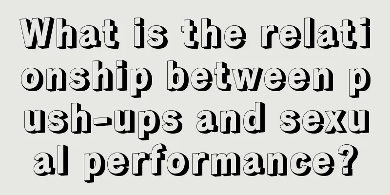 What is the relationship between push-ups and sexual performance?