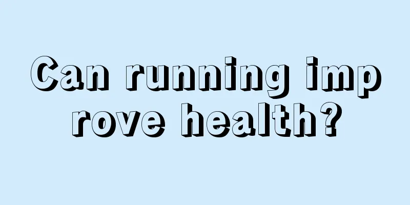 Can running improve health?