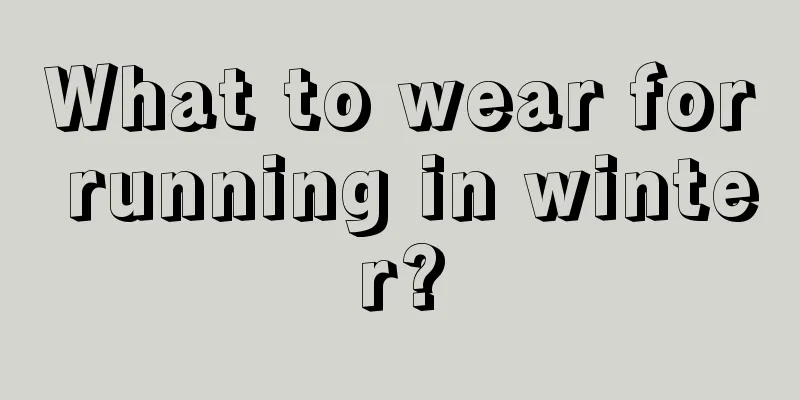 What to wear for running in winter?