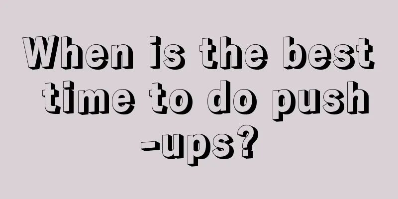 When is the best time to do push-ups?