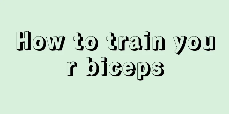 How to train your biceps