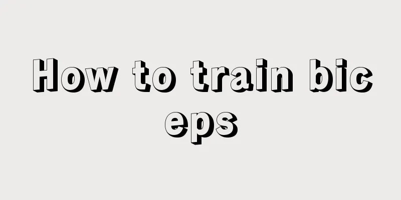 How to train biceps