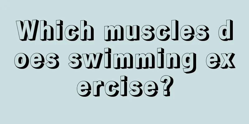 Which muscles does swimming exercise?