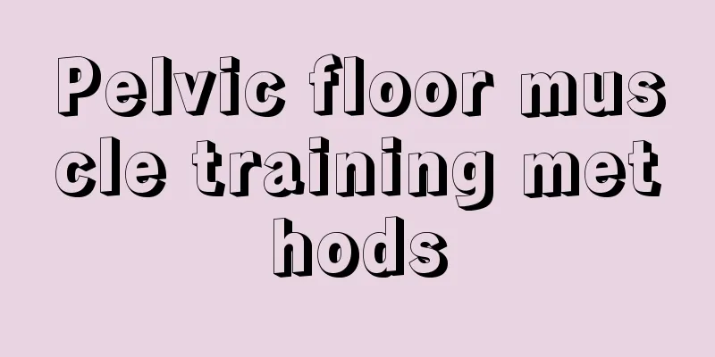 Pelvic floor muscle training methods