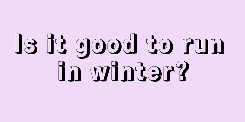 Is it good to run in winter?