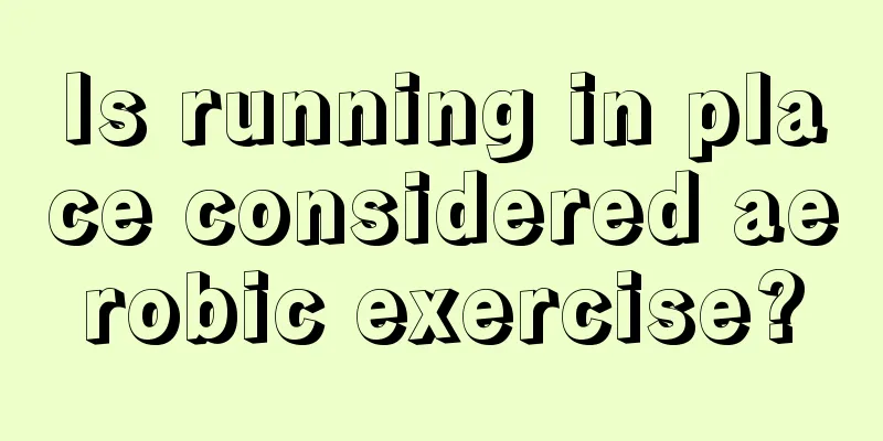 Is running in place considered aerobic exercise?