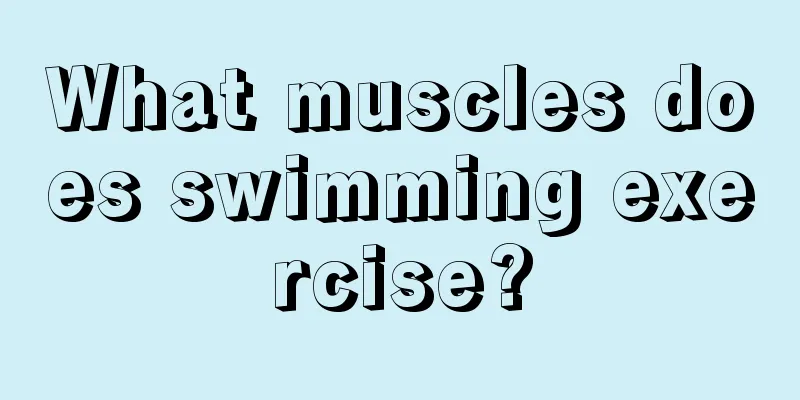 What muscles does swimming exercise?