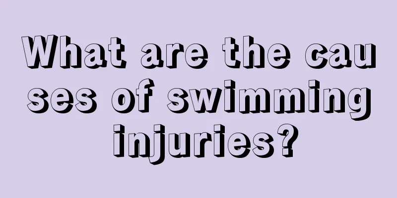 What are the causes of swimming injuries?