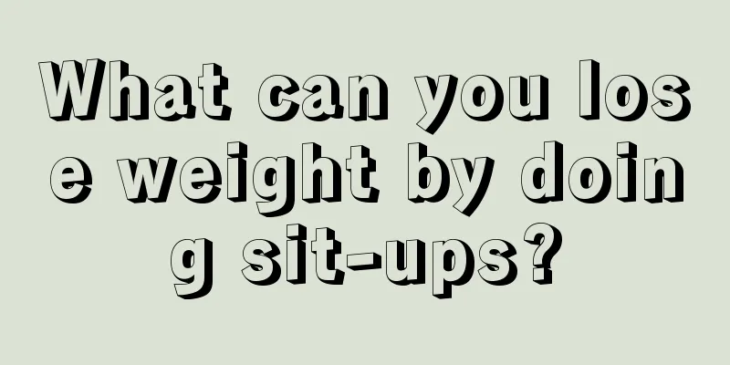 What can you lose weight by doing sit-ups?