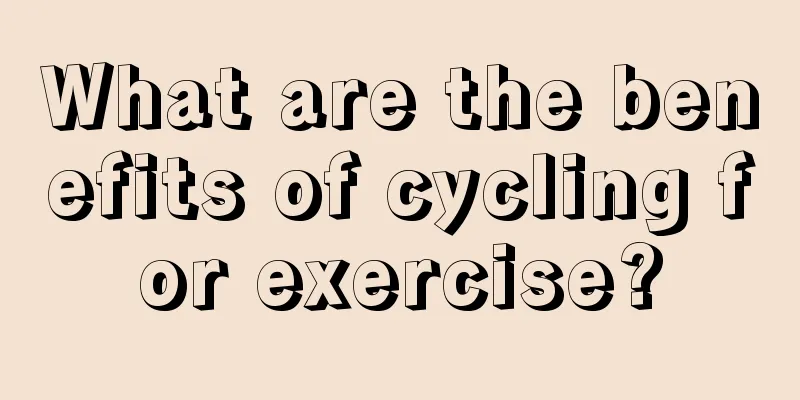 What are the benefits of cycling for exercise?