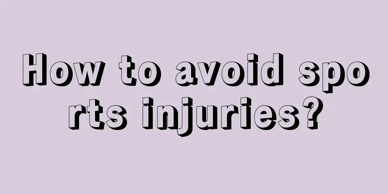 How to avoid sports injuries?