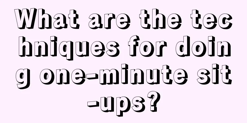 What are the techniques for doing one-minute sit-ups?