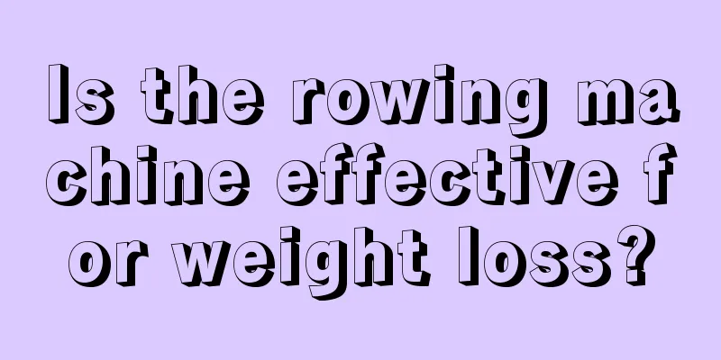 Is the rowing machine effective for weight loss?