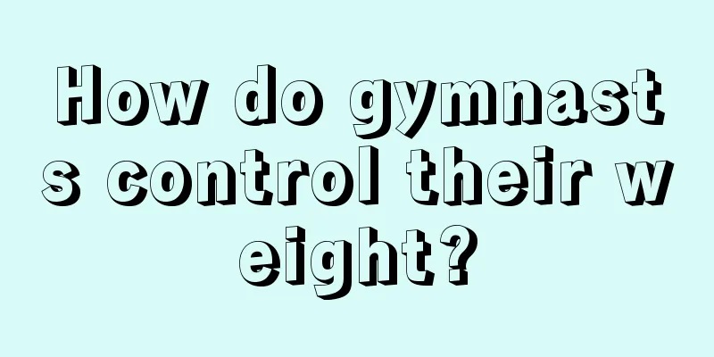 How do gymnasts control their weight?