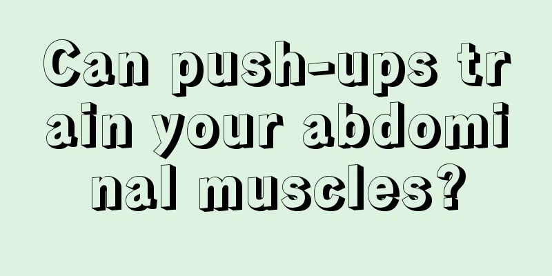 Can push-ups train your abdominal muscles?