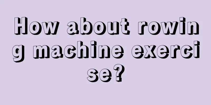 How about rowing machine exercise?