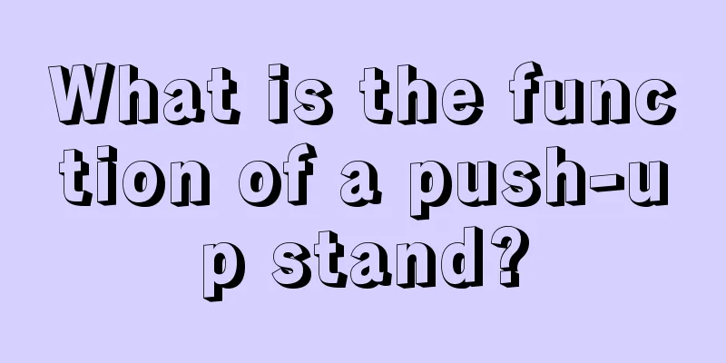 What is the function of a push-up stand?