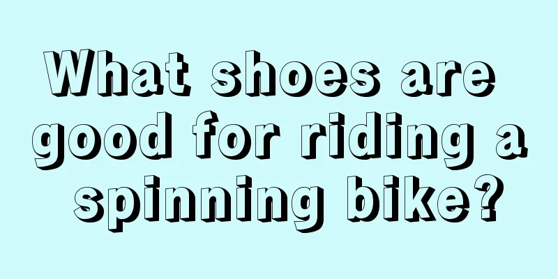 What shoes are good for riding a spinning bike?