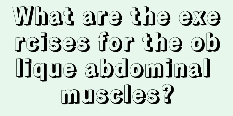 What are the exercises for the oblique abdominal muscles?