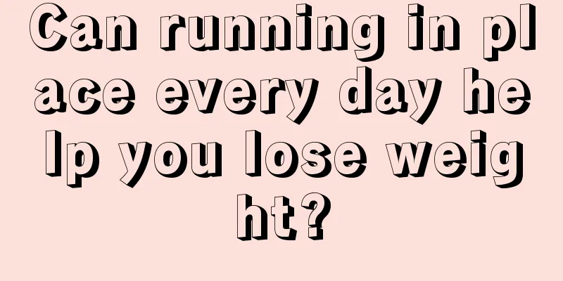 Can running in place every day help you lose weight?