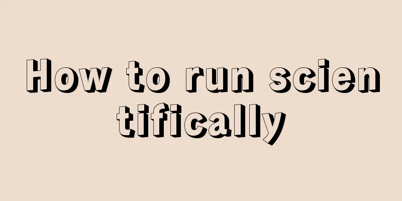 How to run scientifically