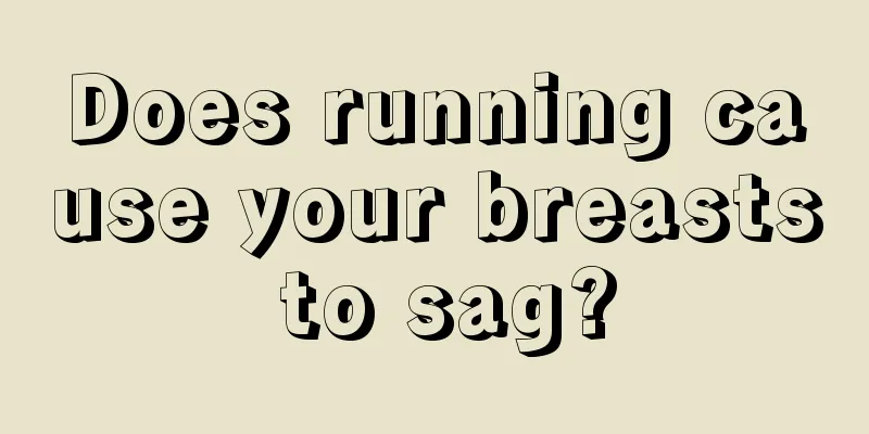 Does running cause your breasts to sag?