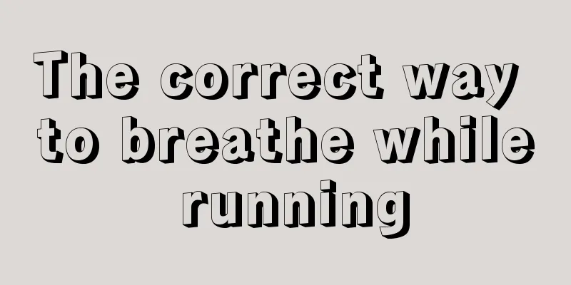 The correct way to breathe while running