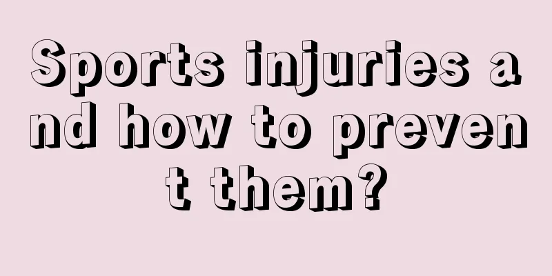 Sports injuries and how to prevent them?