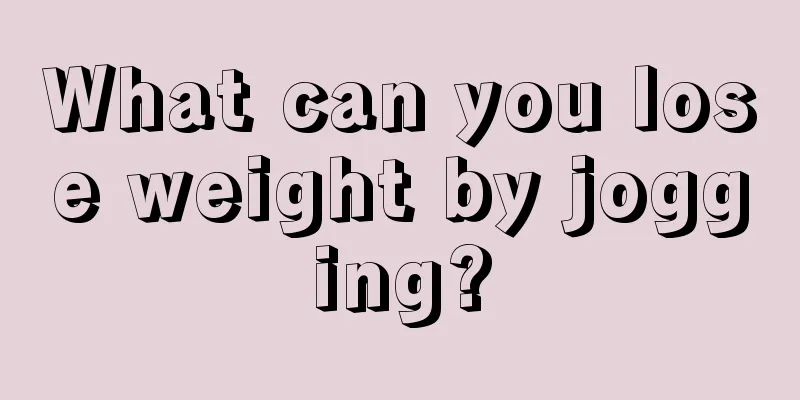 What can you lose weight by jogging?