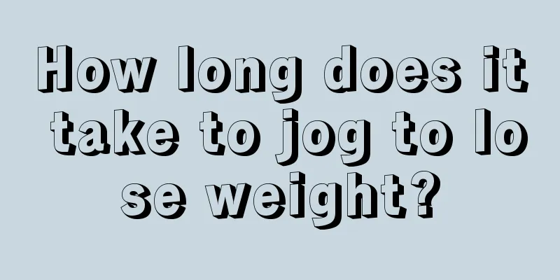 How long does it take to jog to lose weight?