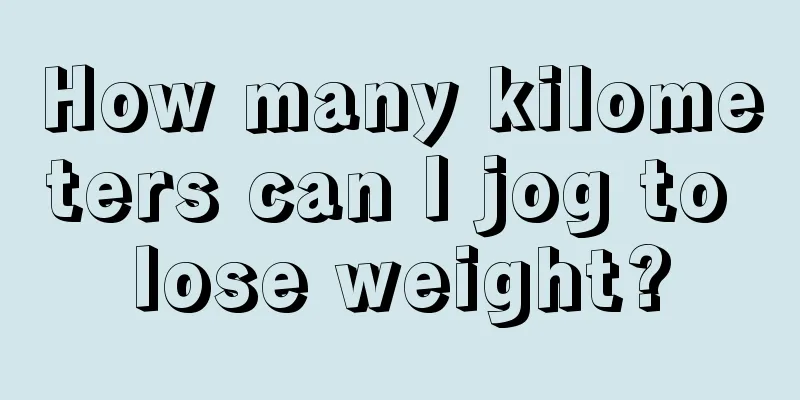 How many kilometers can I jog to lose weight?