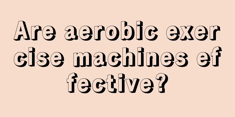 Are aerobic exercise machines effective?