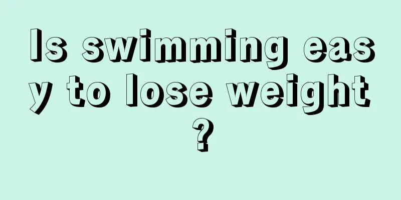 Is swimming easy to lose weight?