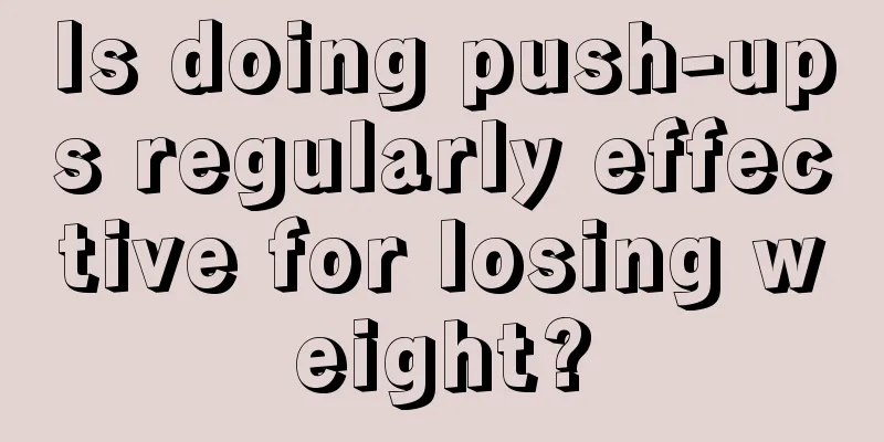 Is doing push-ups regularly effective for losing weight?