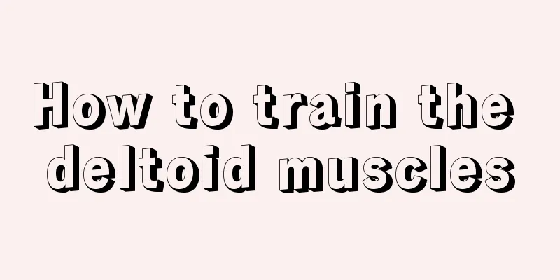 How to train the deltoid muscles