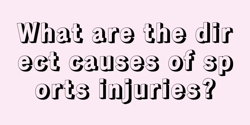 What are the direct causes of sports injuries?