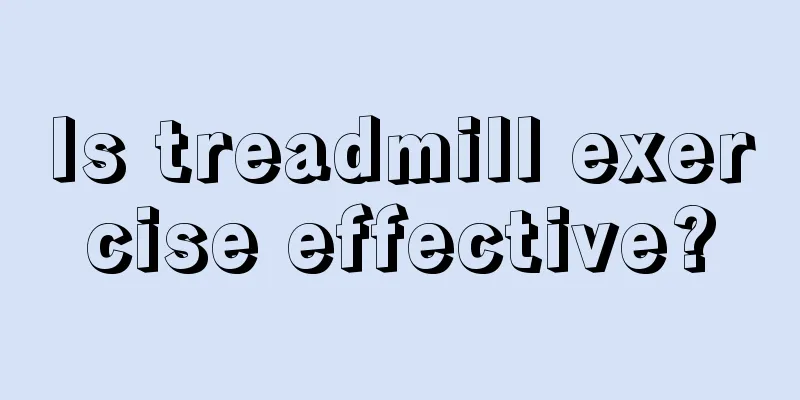 Is treadmill exercise effective?