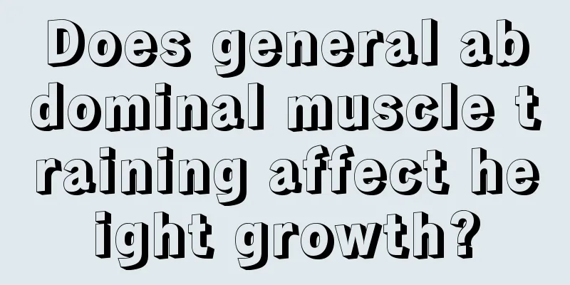 Does general abdominal muscle training affect height growth?