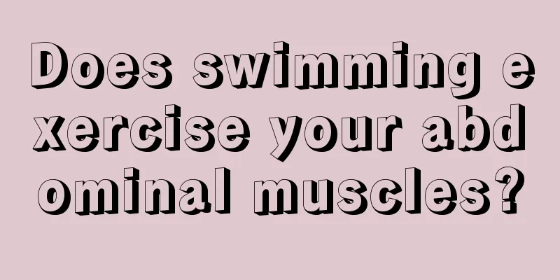 Does swimming exercise your abdominal muscles?