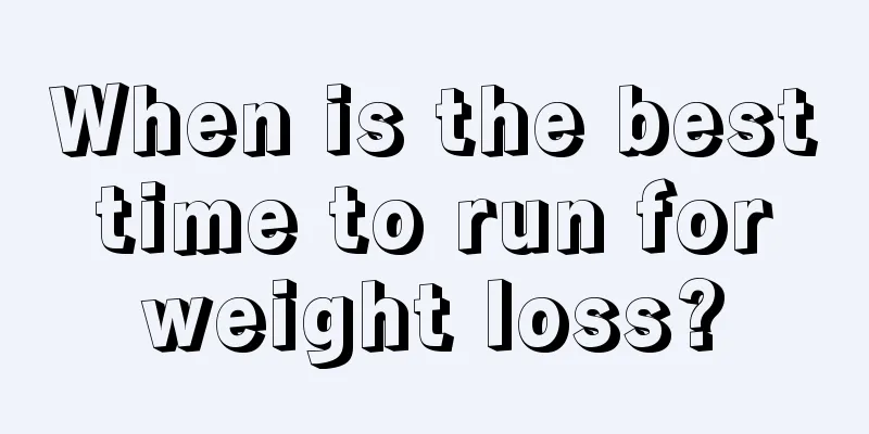 When is the best time to run for weight loss?